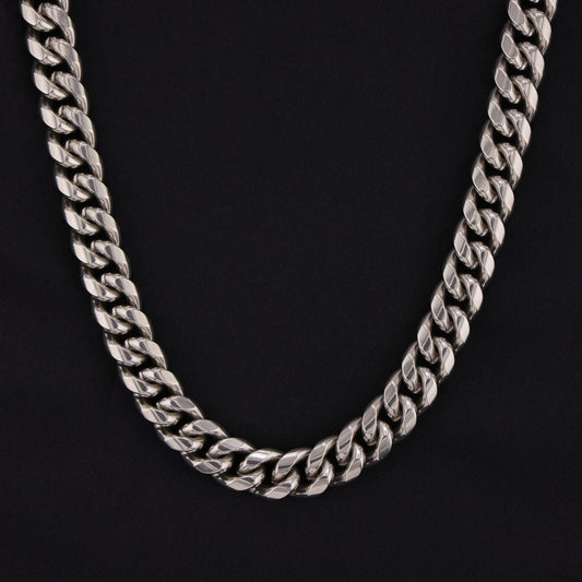 12mm Miami Cuban Chain - Premium 316L Stainless