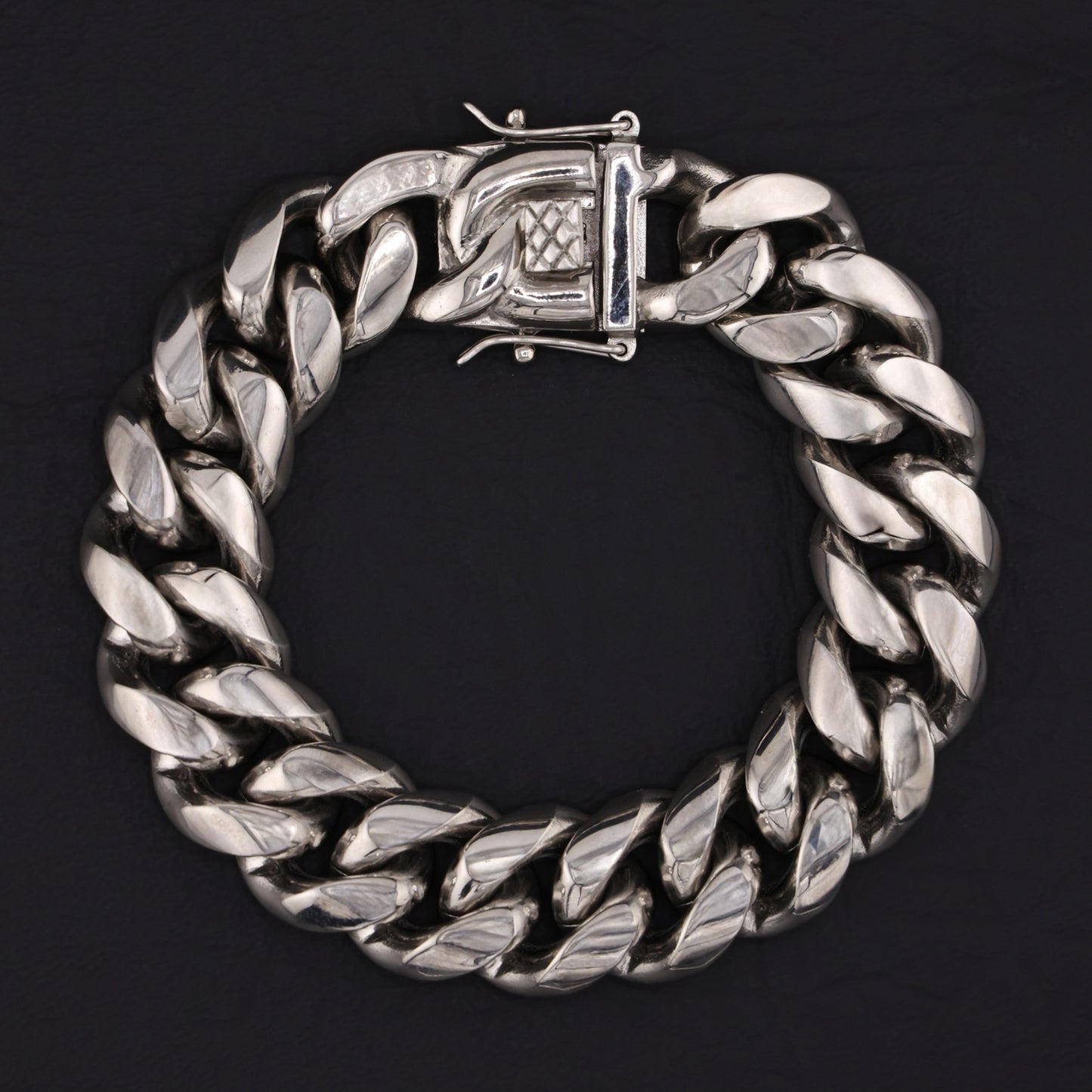 18mm Miami Cuban Bracelet - Premium 316L Stainless