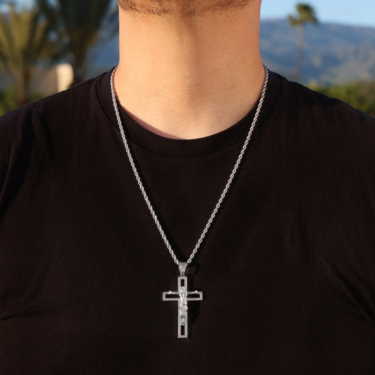 Jesus Crucifix Pendant - Premium 316L Stainless