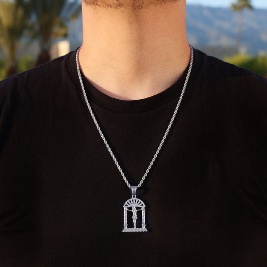 Jesus Temple Pendant - Premium 316L Stainless