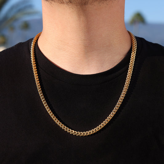 5mm Franco Chain - Gold