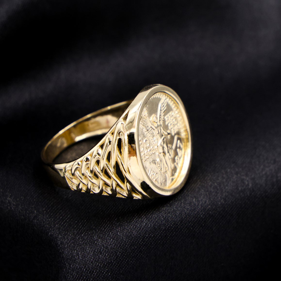 Round Knotted Centenario Ring - 14k Gold