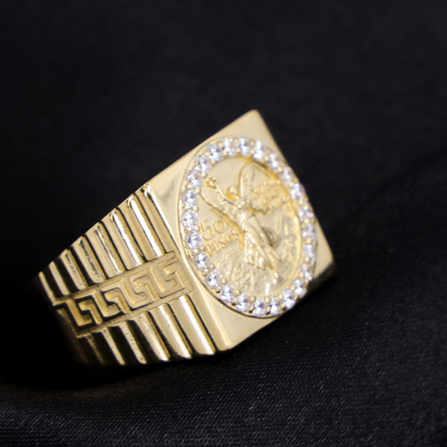 Rollie Squared Centenario Ring - 14k Gold