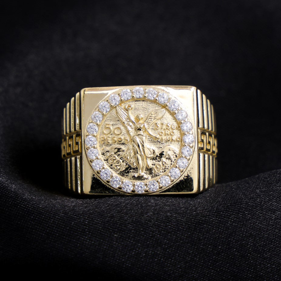 Rollie Squared Centenario Ring - 14k Gold