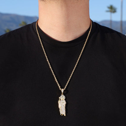 Fully Iced Out San Judas - Gold