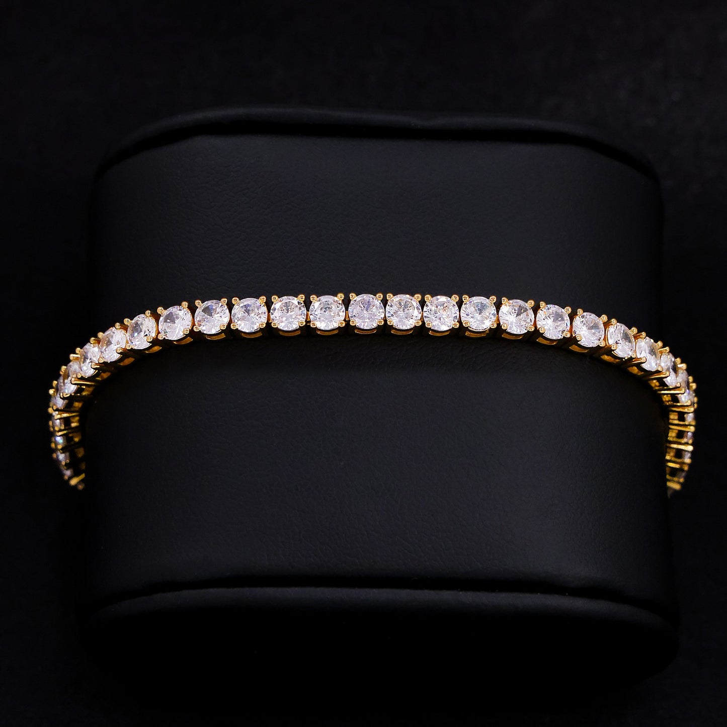 4mm Tennis Bracelet - Gold