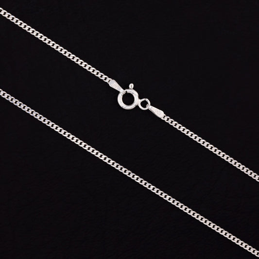 1.7mm Cuban Necklace - 925 Silver