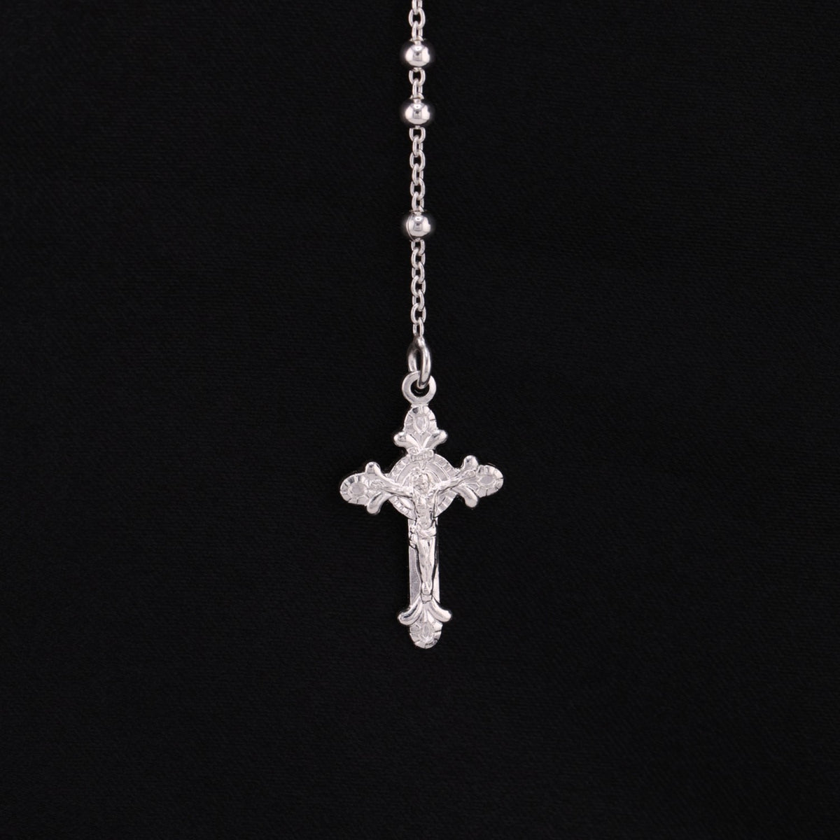 Rosary Necklace - 925 Silver