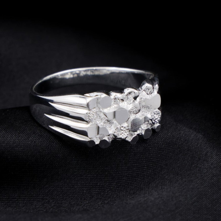 Nugget Ring - 925 Silver