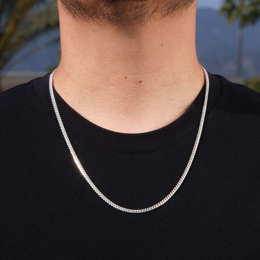 3.5mm Miami Cuban Link Chain - 925 Silver