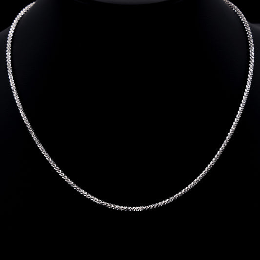2mm Roc Necklace - 925 Silver