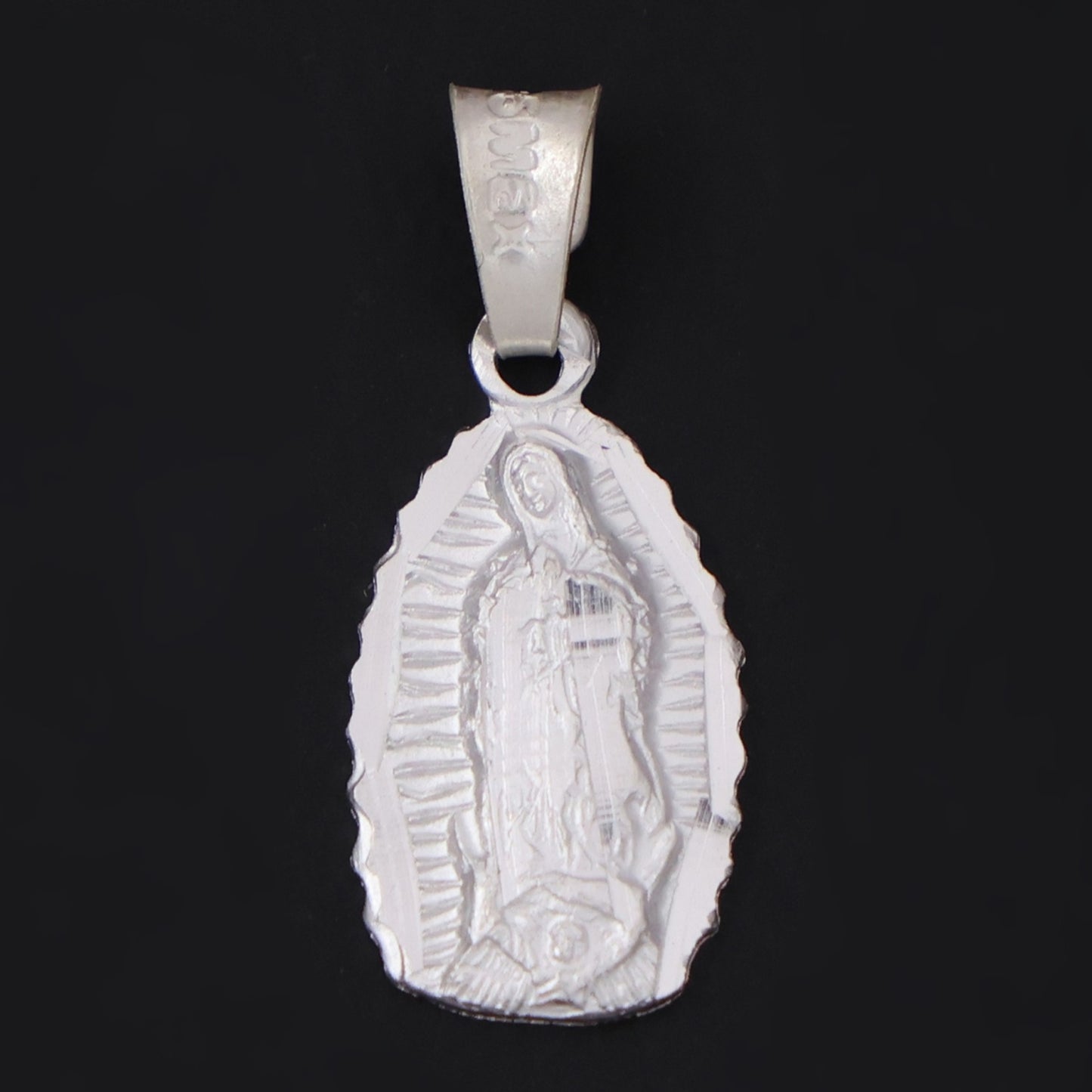 Micro Virgin Mary Pendant - 925 Silver