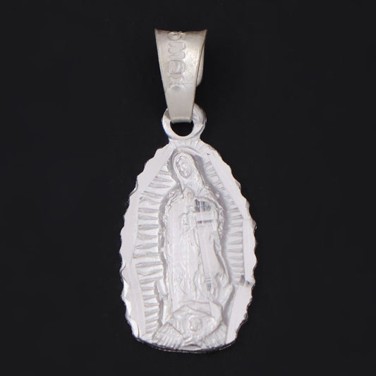 Micro Virgin Mary Pendant - 925 Silver