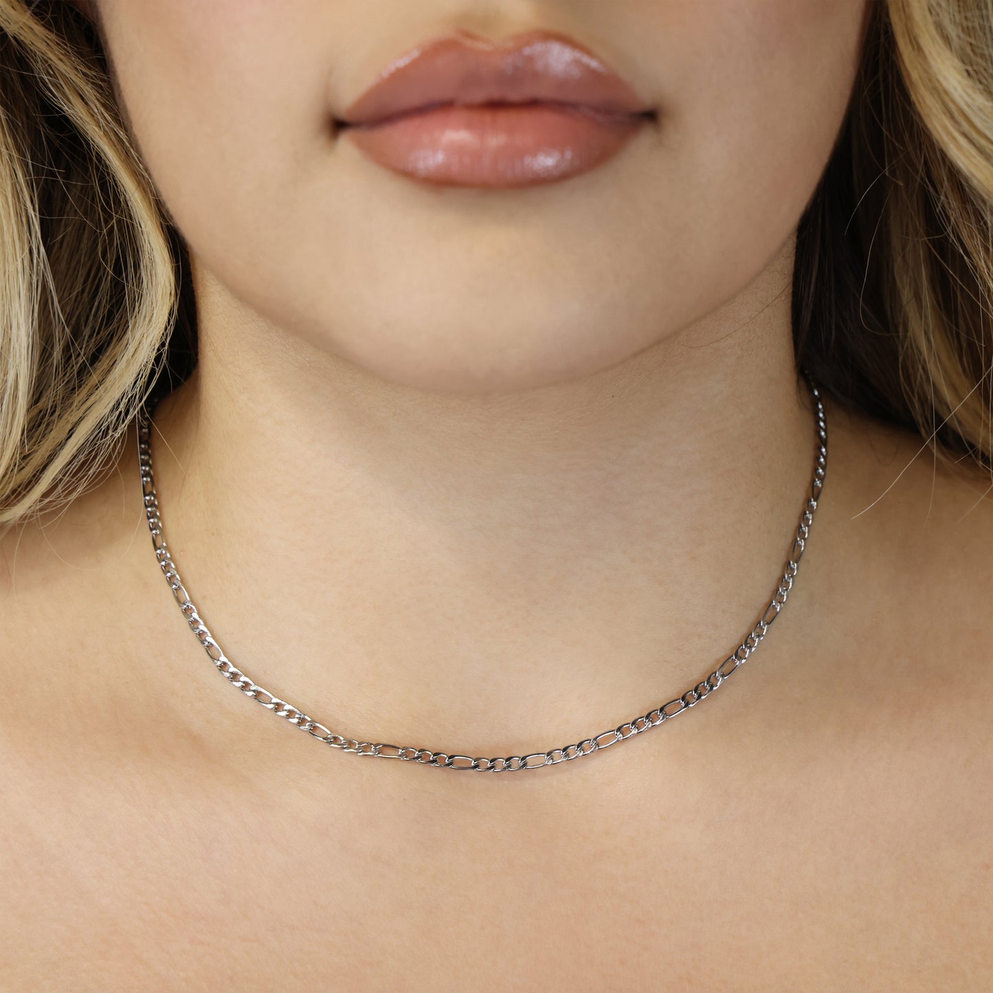 3mm Figaro Necklace - Premium 316L Stainless