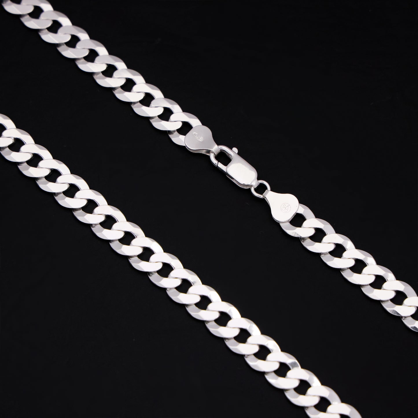 7mm Cuban Chain - 925 Silver