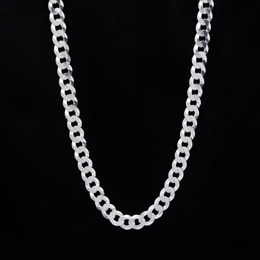 7mm Cuban Chain - 925 Silver