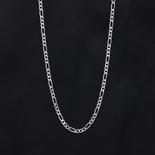 3mm Figaro Chain - 925 Silver