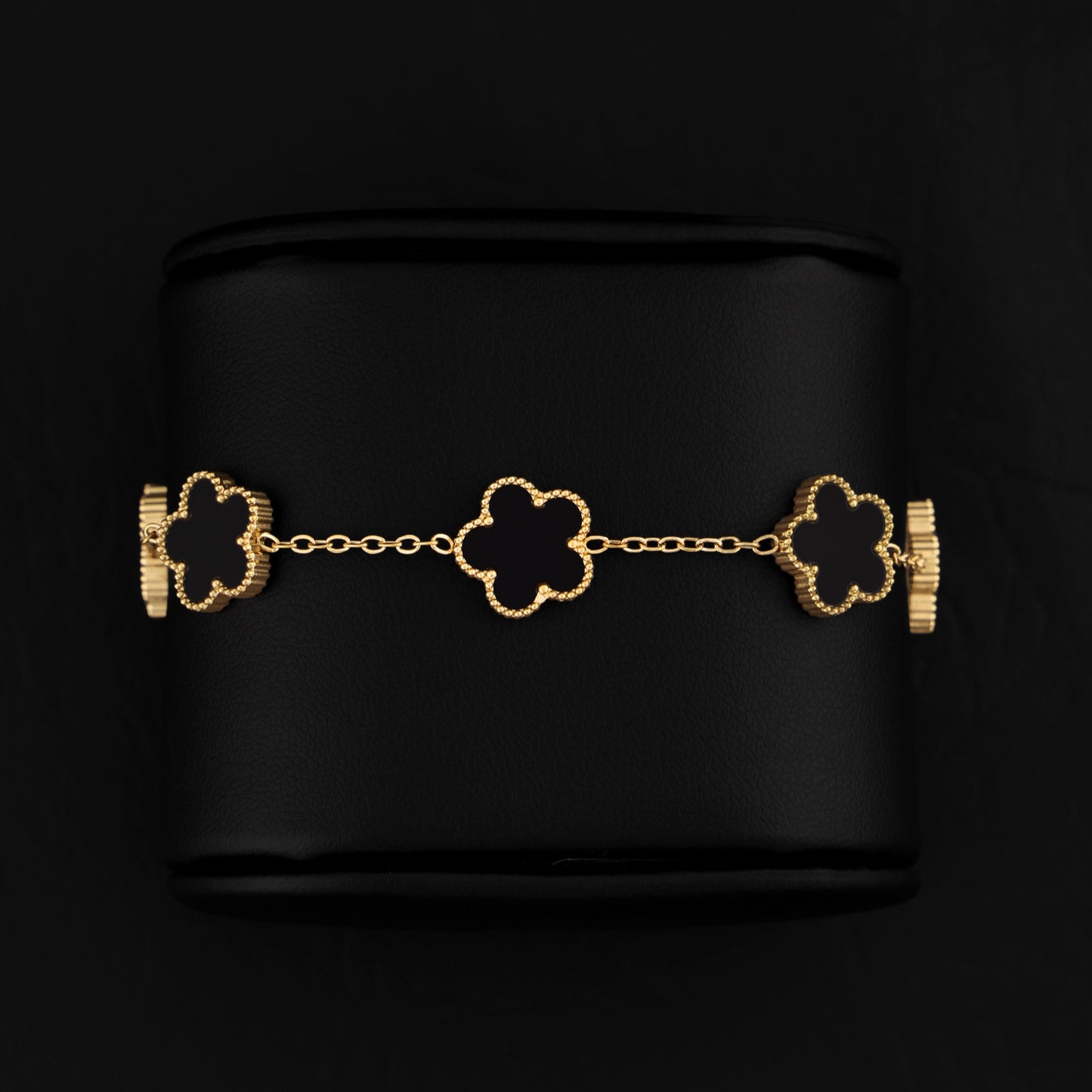 Black Clover Bracelet - Gold