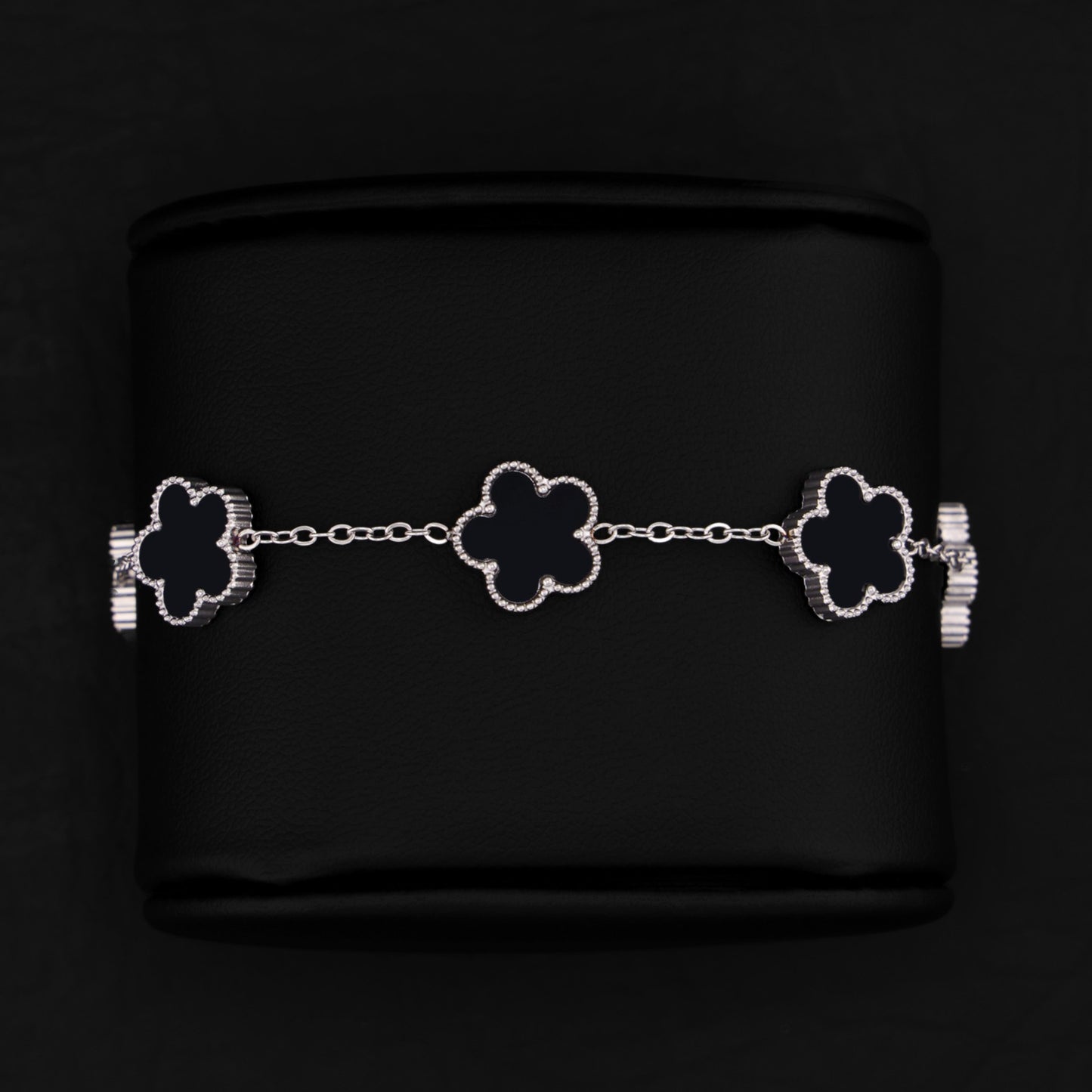 Black Clover Bracelet - Premium 316L Stainless