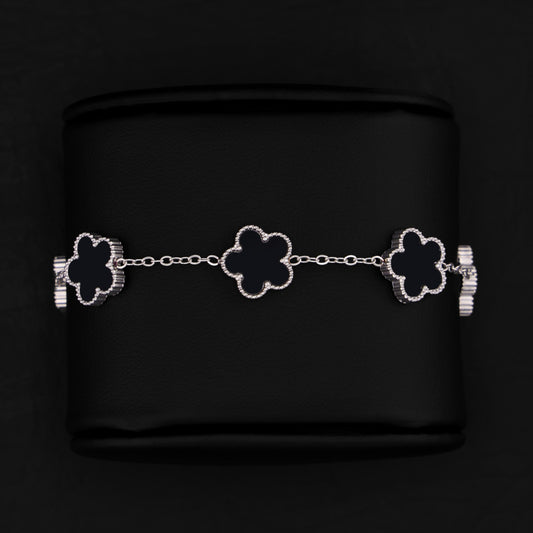 Black Clover Bracelet - Premium 316L Stainless