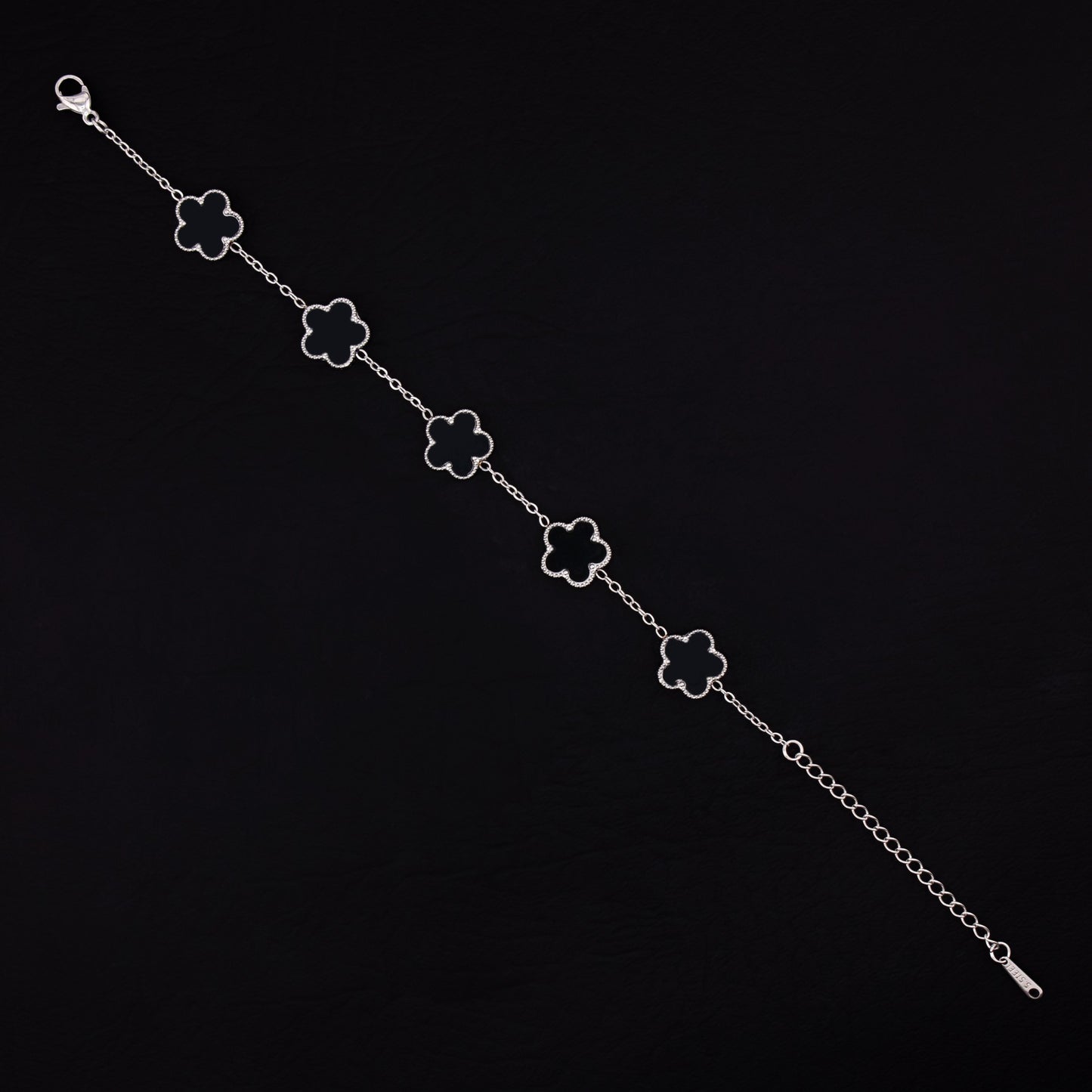 Black Clover Bracelet - Premium 316L Stainless