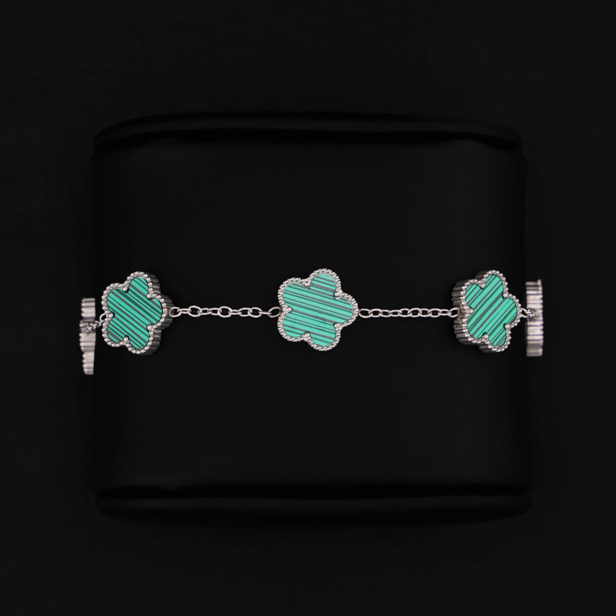 Green Flower Bracelet - Premium 316L Stainless