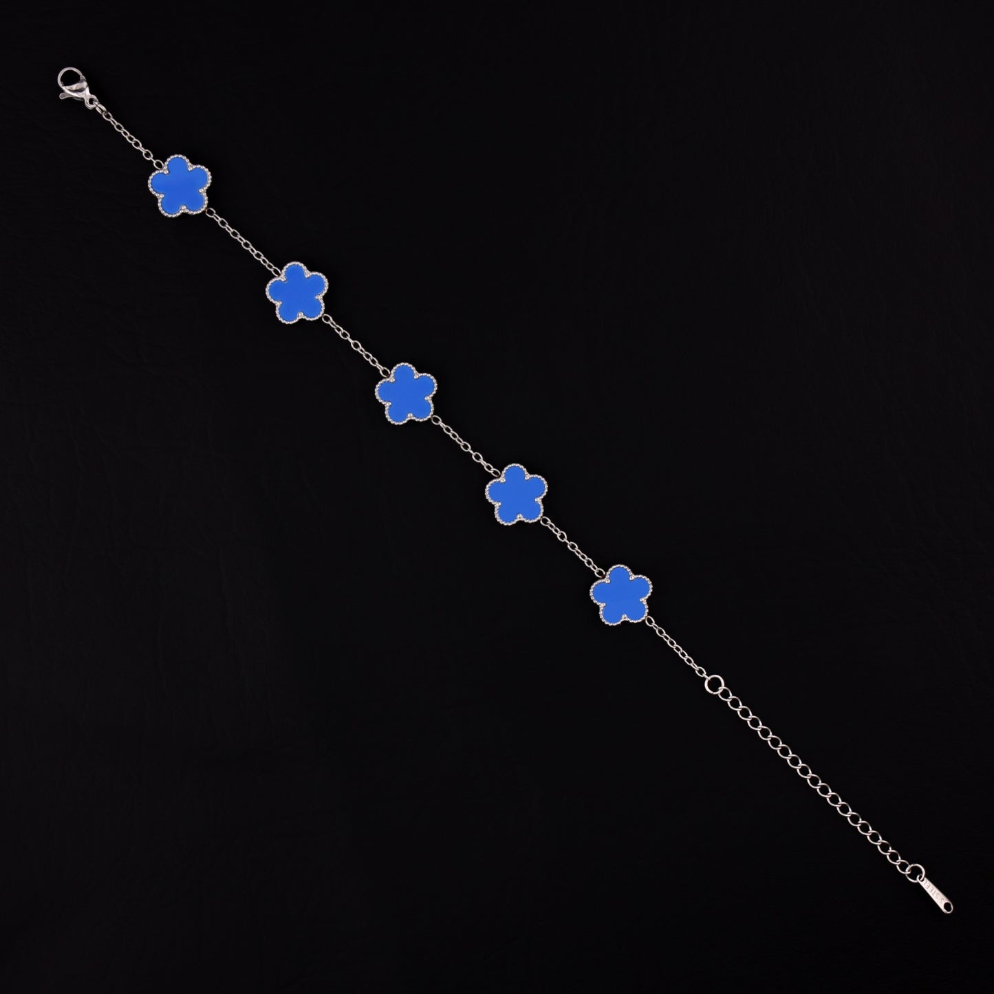 Blue Clover Bracelet - Premium 316L Stainless