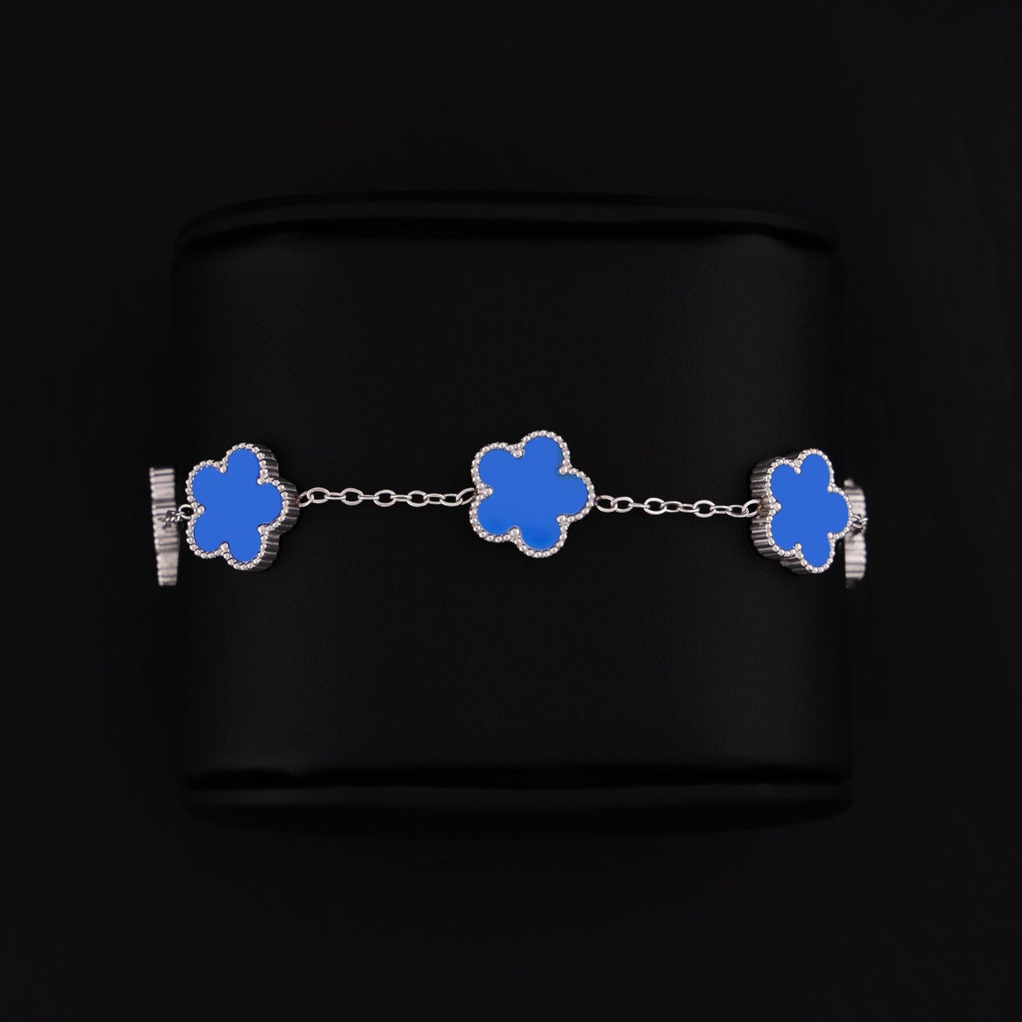 Blue Clover Bracelet - Premium 316L Stainless