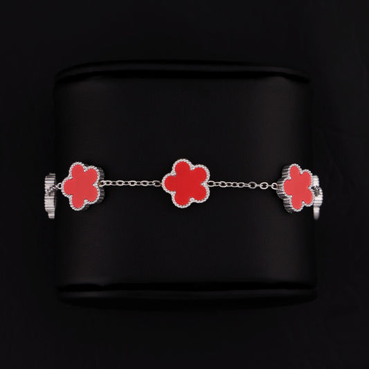 Red Clover Bracelet - Premium 316L Stainless