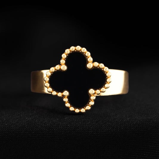 Black Clover Ring - Gold