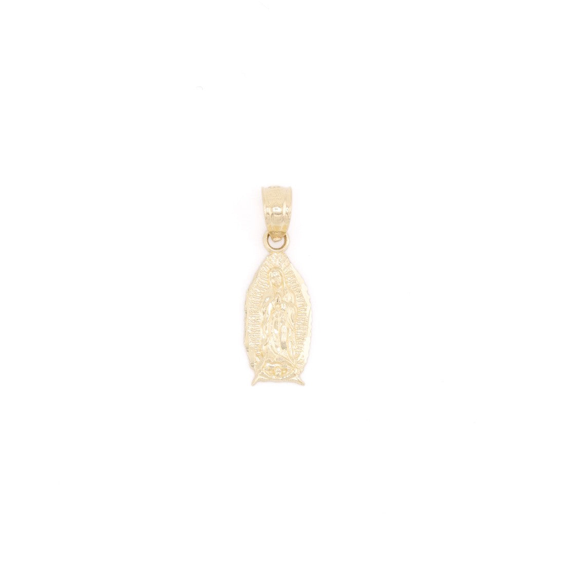 Small Virgin Mary Pendant - 10k Gold