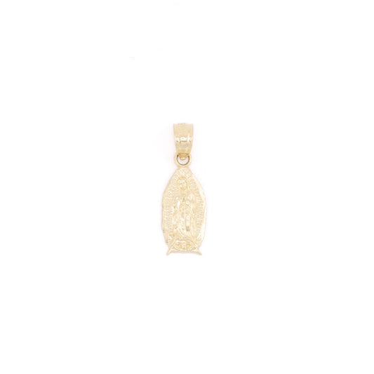 Small Virgin Mary Pendant - 10k Gold