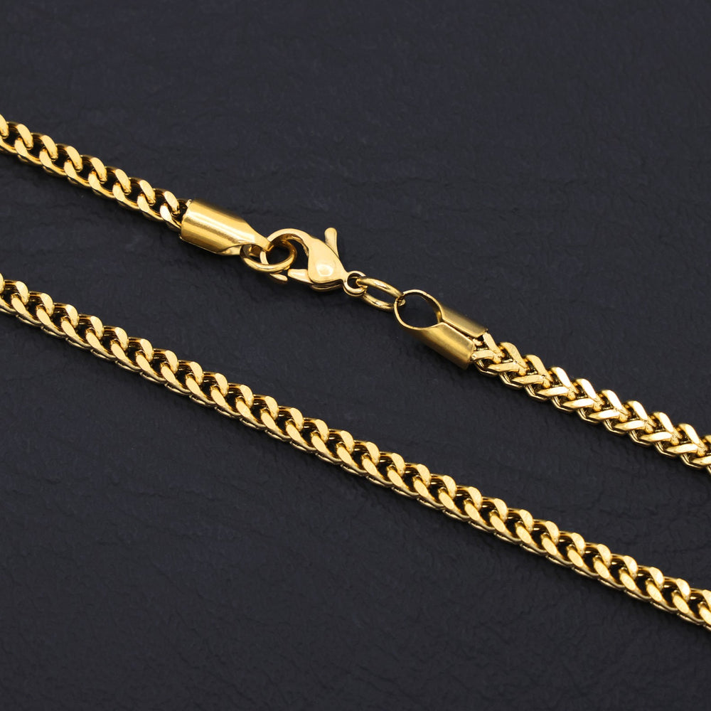 3mm Franco Chain - Gold