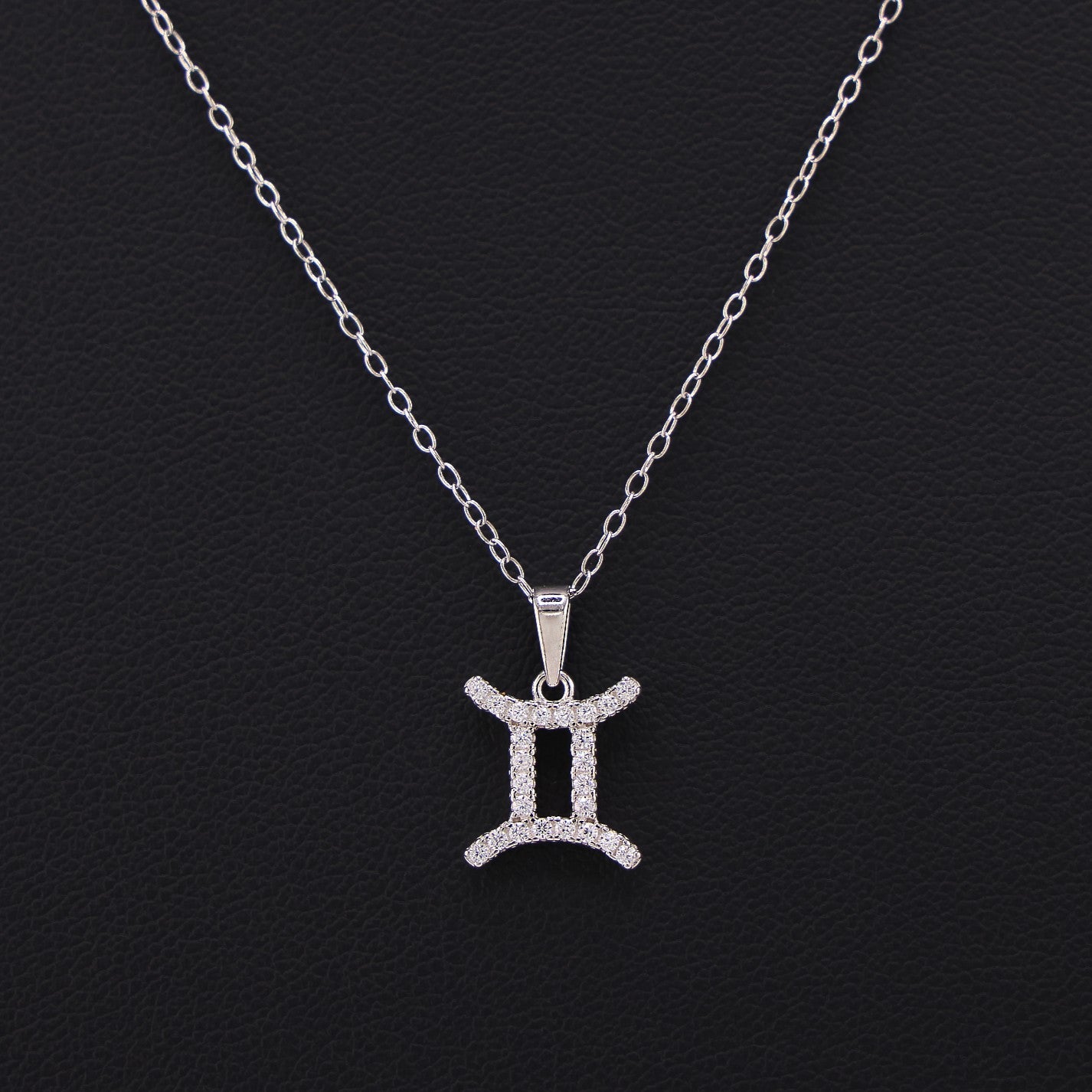 Zodiac Sign Gemini Necklace - 925 Silver