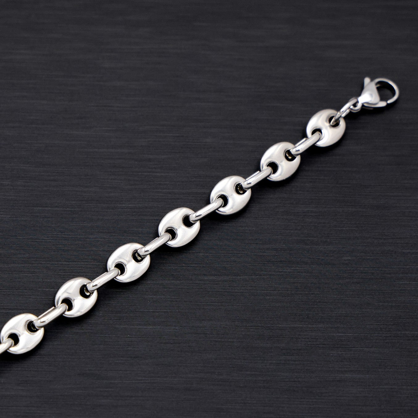 7mm Coffee Bean Chain - Premium 316L Stainless