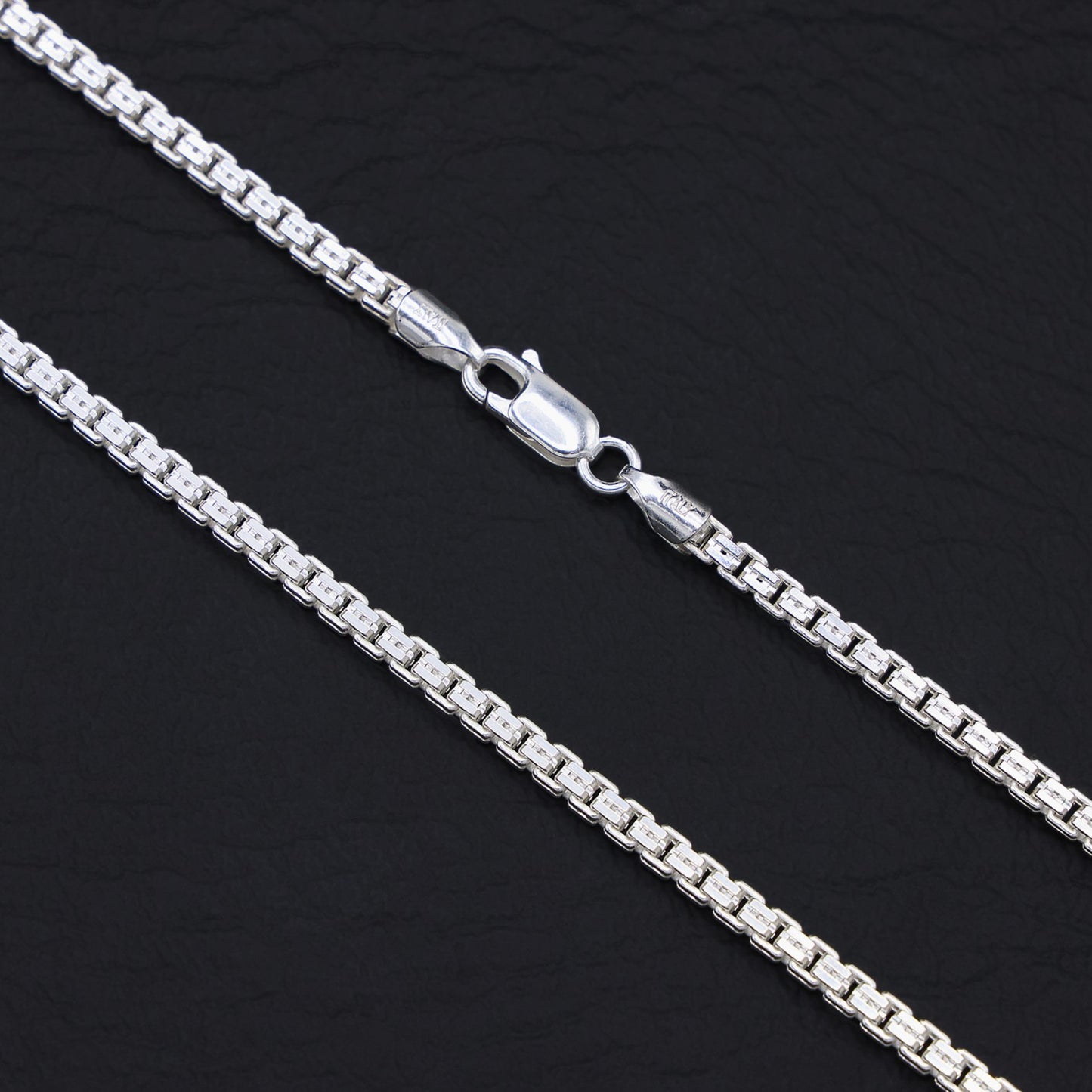 3mm Box Chain - 925 Silver