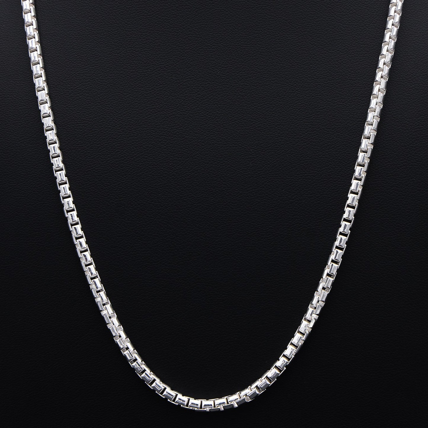 5mm Round Box Chain - 925 Silver