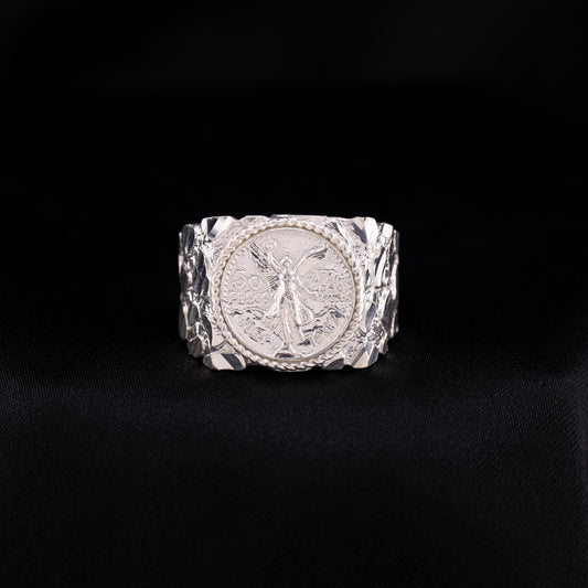 Small Squared Centenario Ring - 925 Silver