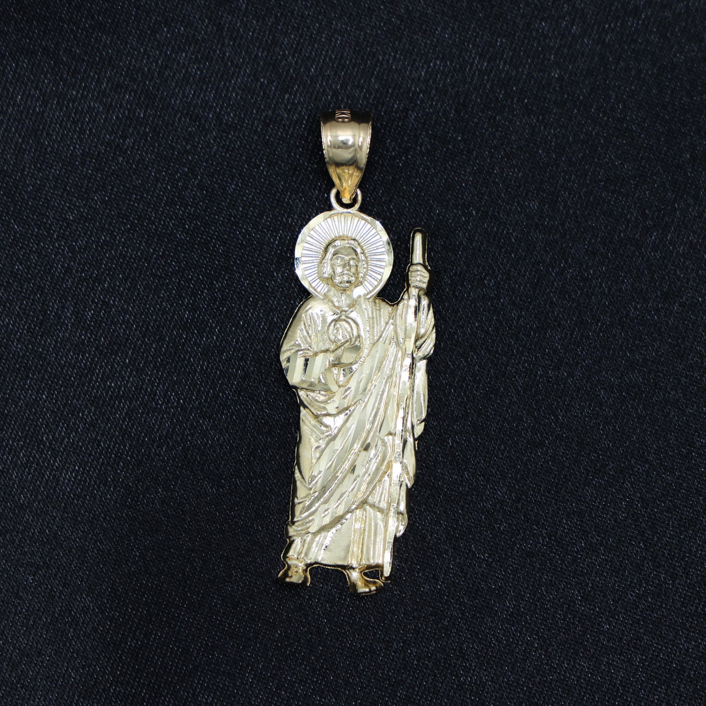 San Judas Pendant - 14k Gold