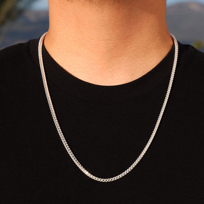 3mm Franco Chain - 925 Silver