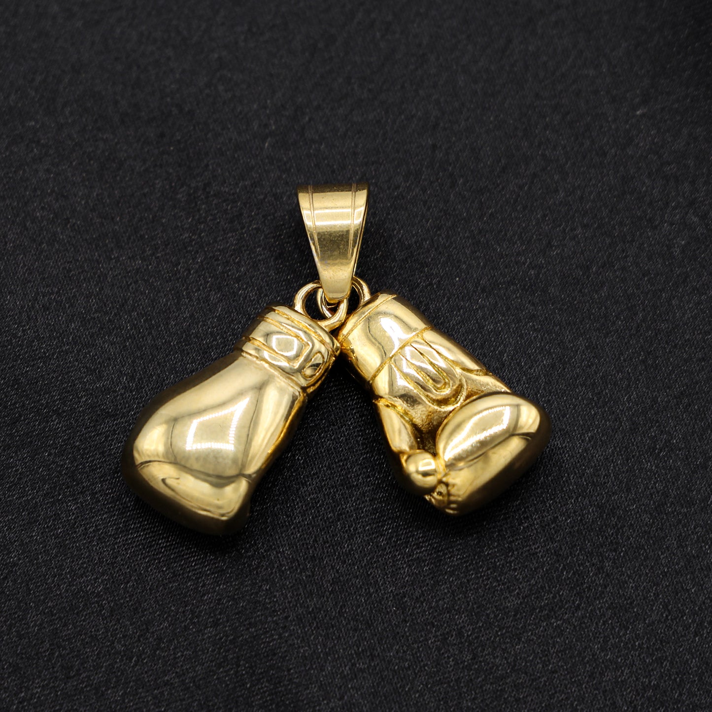 Boxing Gloves Pendant - Gold