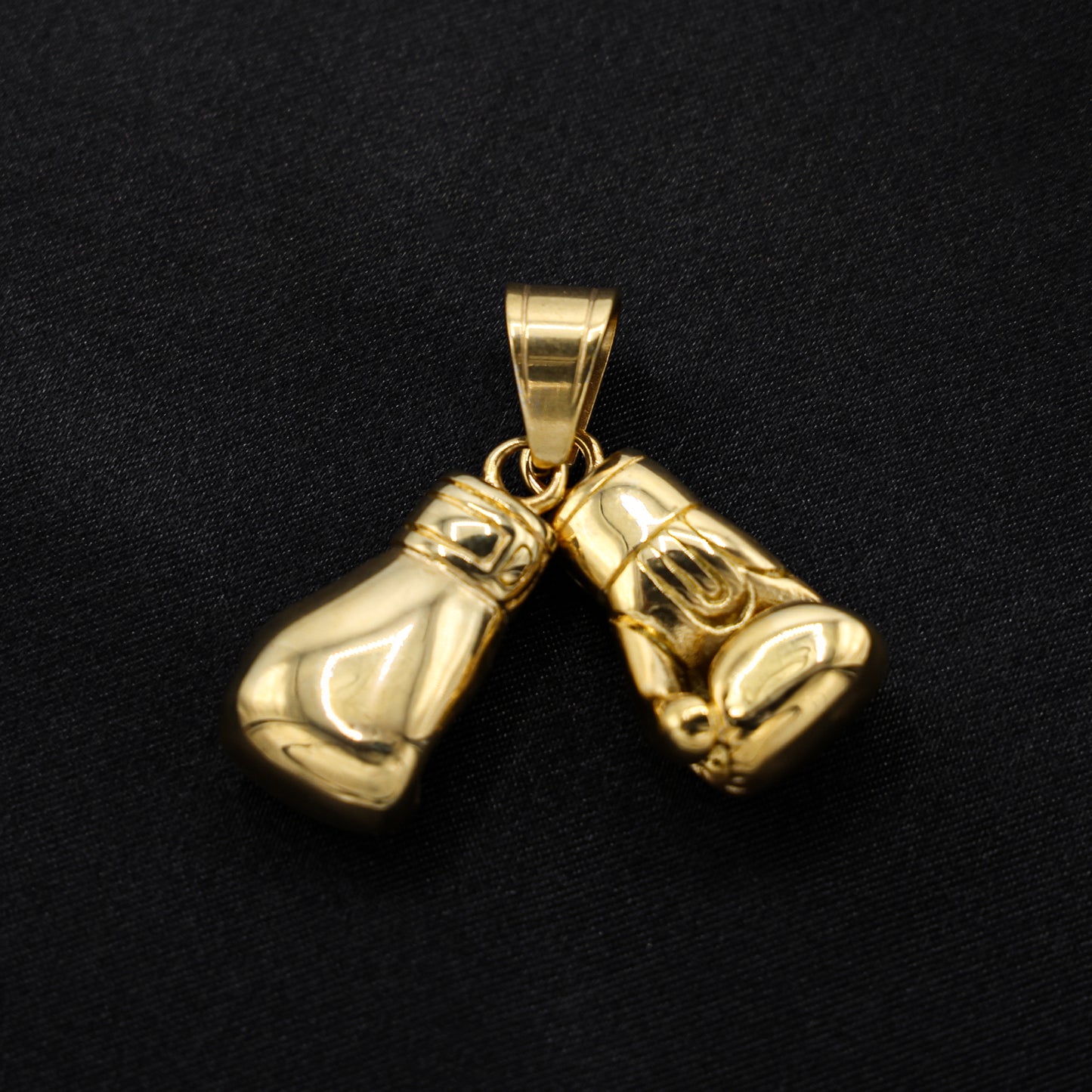 Boxing Gloves Pendant - Gold