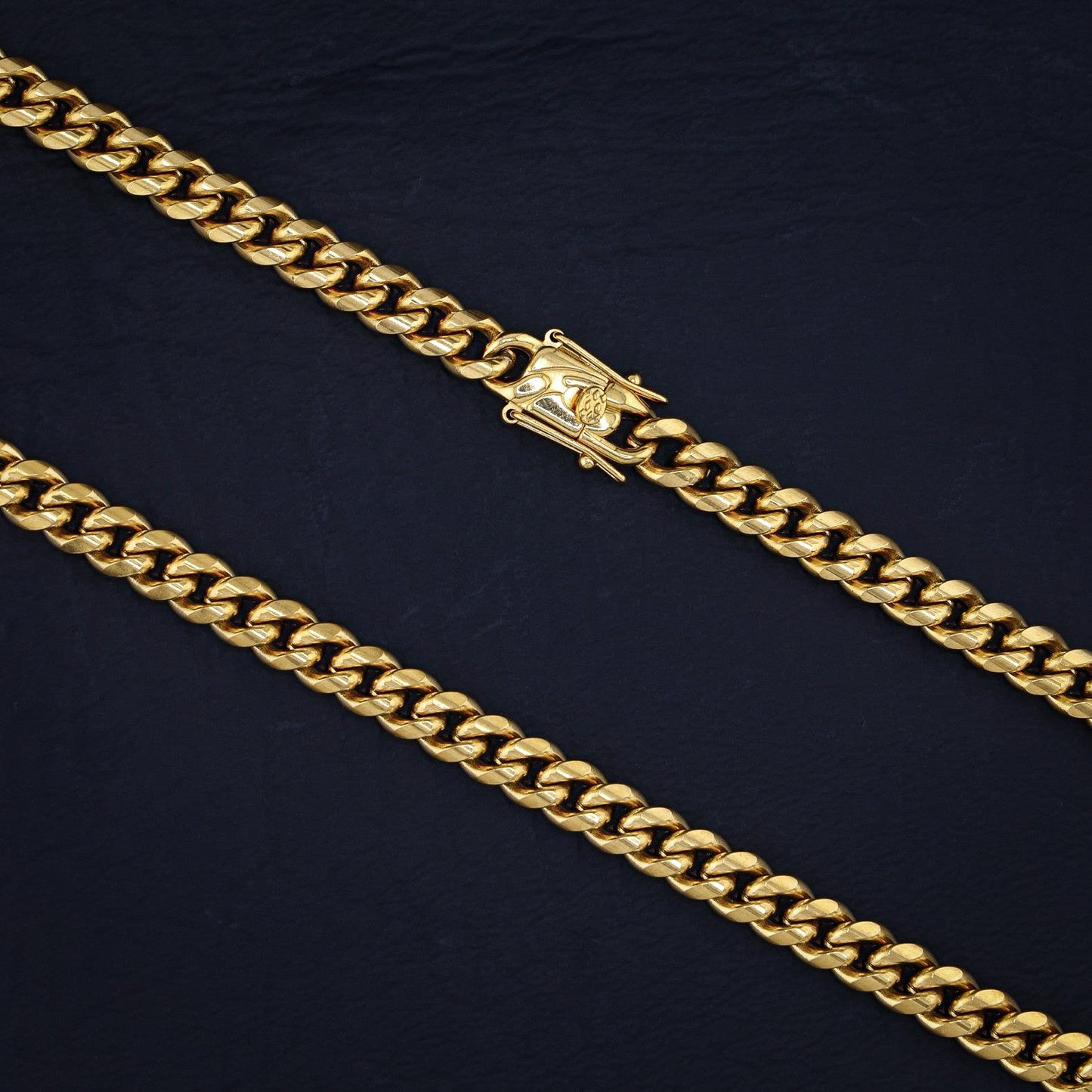6mm Miami Cuban Chain - Gold
