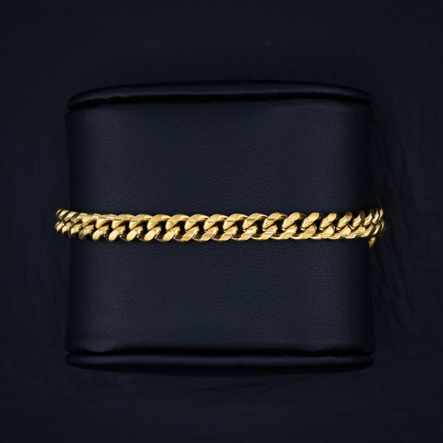 6mm Miami Cuban Bracelet - Gold