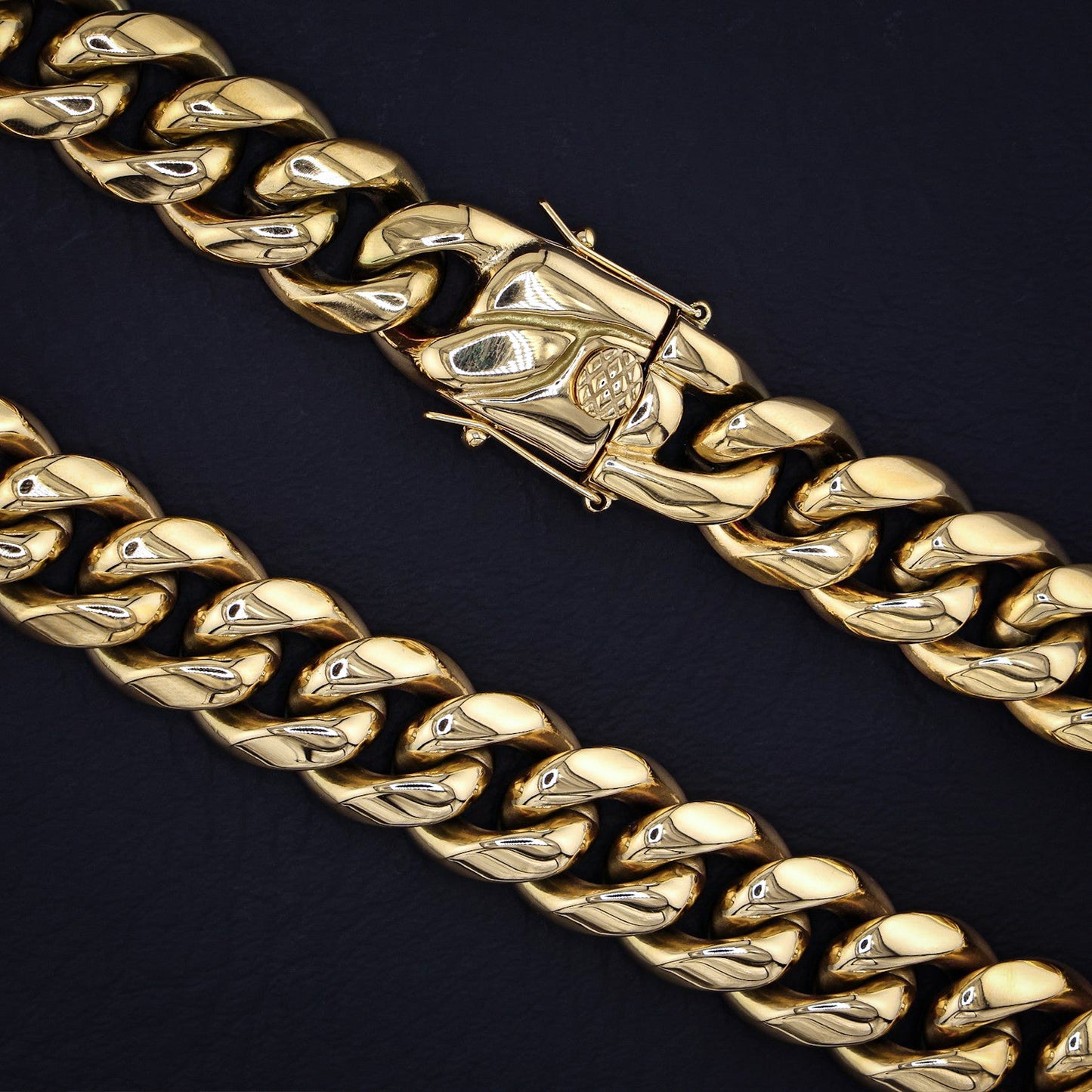 18mm Miami Cuban Chain - Gold