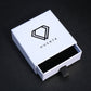 Women's Iced out bubble initial letter (A-Z) pendant - White Gold