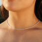 Women's 1.7mm Rope Chain - Real 925 Silver
