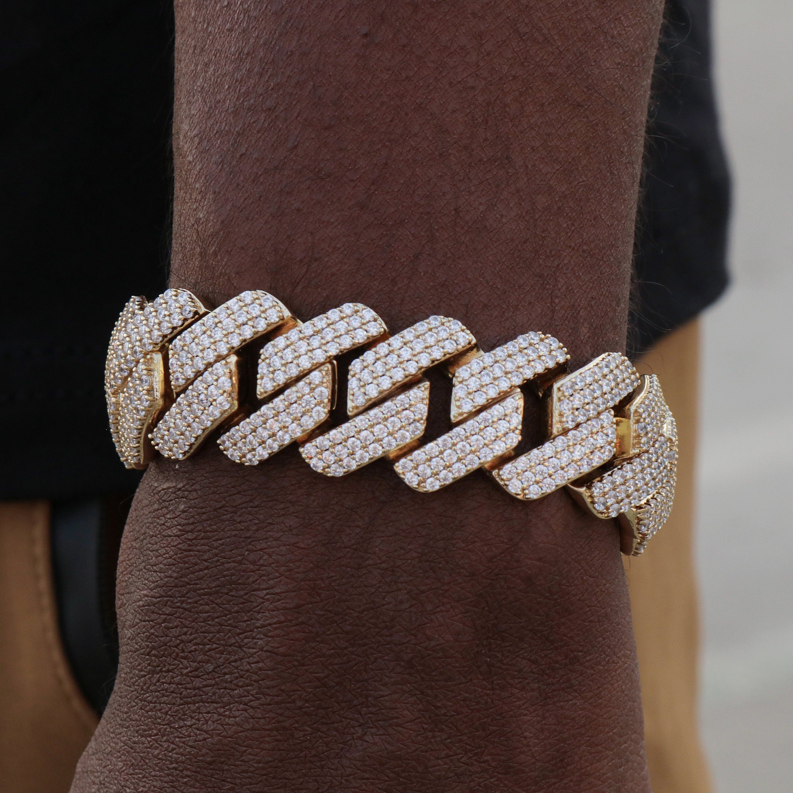 14mm custom clasp cuban link bracelet – Bijouterie Gonin