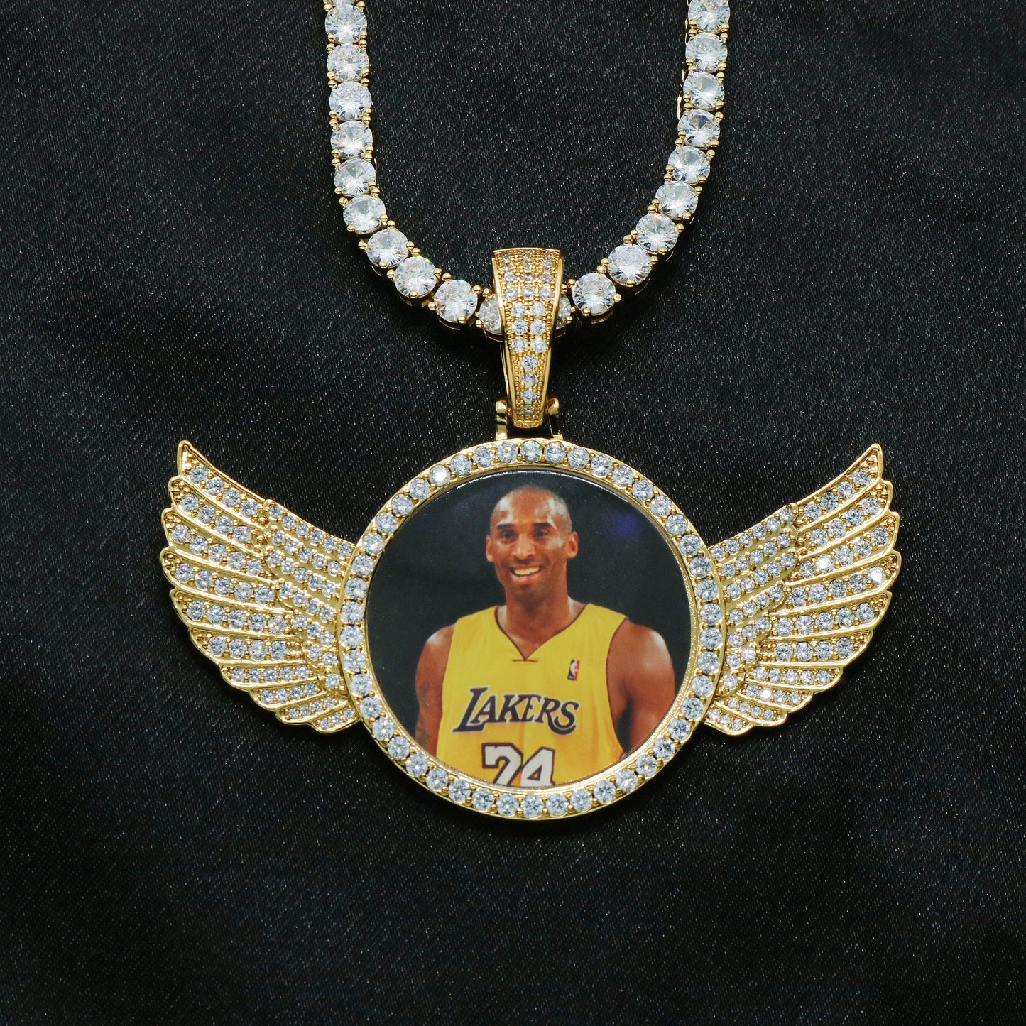 Custom Memory Photo Pendant - Gold