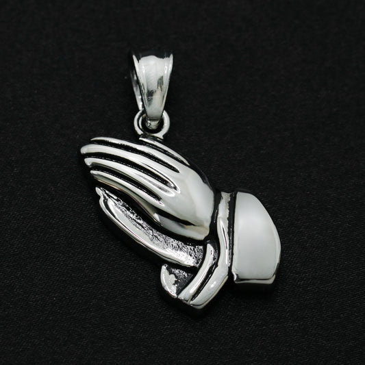 Praying Hands Pendant - Premium 316L Stainless